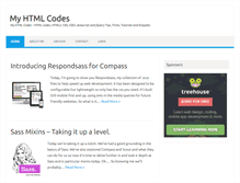 Tablet Screenshot of my-html-codes.com
